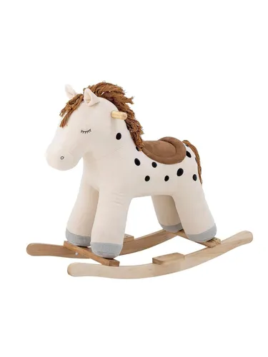 MINI - Merlen Rocking Horse - Schaukeltiere, weicher, skandinavischer Look, ideal zum Spielen und Dekorieren für jedes Kinderzimmer.