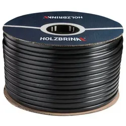 HOLZBRINK Bewässerungssystem Tropfschlauch 16mmØ, Perlschlauch 25m schwarz Ø 16 mm x 25000 mm
