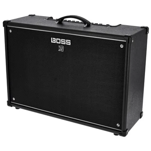 BOSS Katana-100/212 Gen 3 Gitarrenverstärker - Bass-Combo mit 100 Watt, zwei 12''-Custom-Lautsprechern und weiterentwickelten Tube-Logic-Sounds für ein unvergleichliches Spielgefühl und vielseitige Klangvariationen.