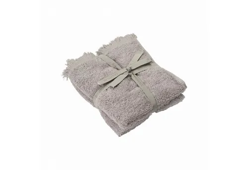 blomus Gästehandtücher -FRINO- 2er Set Luxuriöse Gästehandtücher mit Fransen-Design, (Set, 2-St), Luxuriös, Baumwolle, Fransen-Design, Pflegeleicht, 60 °C waschbar