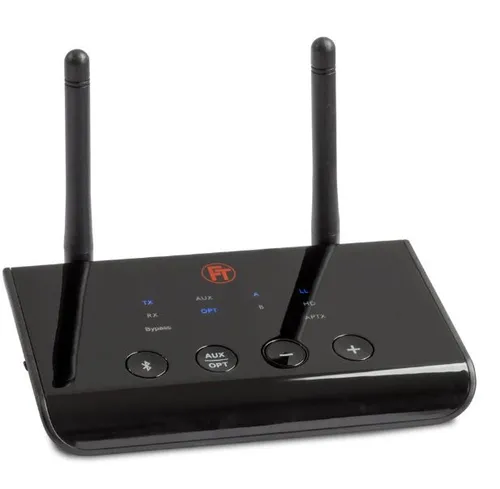FeinTech Bluetooth-Sender/-Empfänger ABT 1-02 - USB-Bluetooth-Adapter mit Bluetooth 5.0, ideal für kabellose Audioübertragung und schnelle Verbindung zu Geräten.