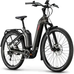 Victoria E-Bike Utilyon 6 – Urbanrad in Anthrazitgrau - Modernes E-Bike für städtische Mobilität, mit einem zulässigen Gesamtgewicht von 130 kg, ideal für den täglichen Einsatz.