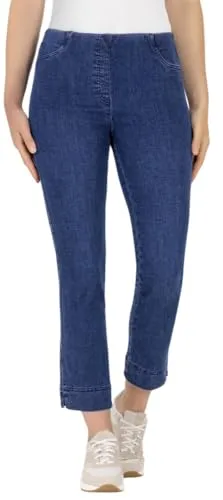Stehmann Igor3-680W Sportive Superstretch Schlupf-Jeans Größe 50 - Bequeme Superstretch Schlupf-Jeans in Fjord Navy mit seitlichen Schlitzen für einen modernen Look. Ideal für lässige Outfits, Schrittlänge 68 cm und Fussweite 34 cm.