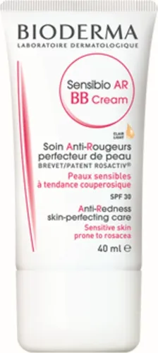 Bioderma Sensibio AR BB Cream SPF 30 - Abdeckartikel für empfindliche Haut, reduziert Rötungen, spendet Feuchtigkeit und schützt mit LSF 30 vor UV-Strahlen.