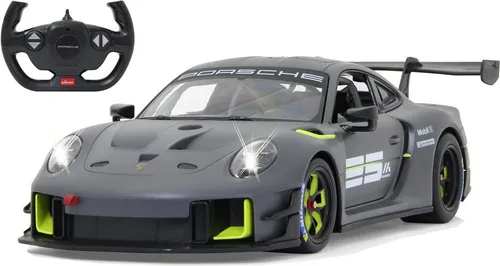 JAMARA Porsche 911 GT2 RS Clubsport 25 1:14 - 2,4GHz RC-Auto mit LED Licht und manuell öffnenden Türen, detailgetreu und ideal für Modellauto-Enthusiasten