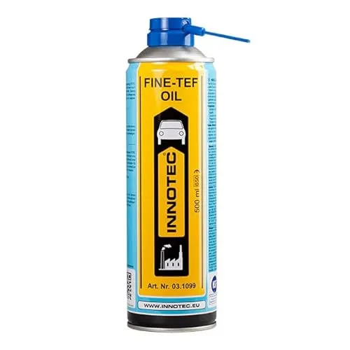 Innotec Fine-Tef Oil 500ml Teflonöl - Hochwertiges Teflonöl für optimalen Schutz und Schmierung, ideal für Heimwerker und Maschinenpflege.