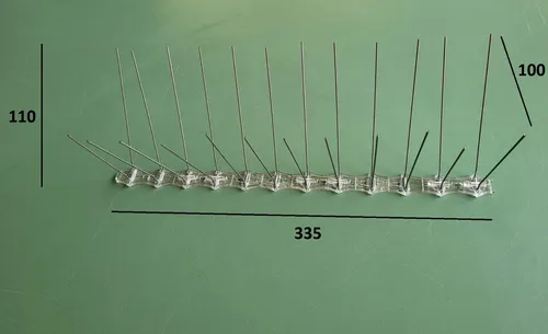 Taubenabwehr Taubenspikes aus Edelstahl - Effektiver Vogelschutz: Robuste Spikes zur Abwehr von Tauben, ideal für Balkon und Dach. Schützen Sie Ihre Umgebung nachhaltig und zuverlässig.
