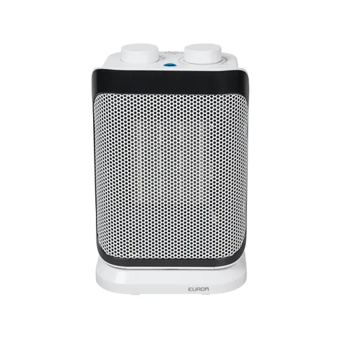 Eurom Sub-heat 1500 Keramikheizung - Schnellheizer mit 1500W Leistung, Schwenkfunktion und Kippschutz, ideal für effiziente Heizlösungen in Büro und Wohnzimmer.