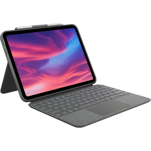 Logitech Combo Touch - Tastatur und Foliohülle mit Trackpad, hintergrundbeleuchtet und kompatibel mit Apple Smart Connector