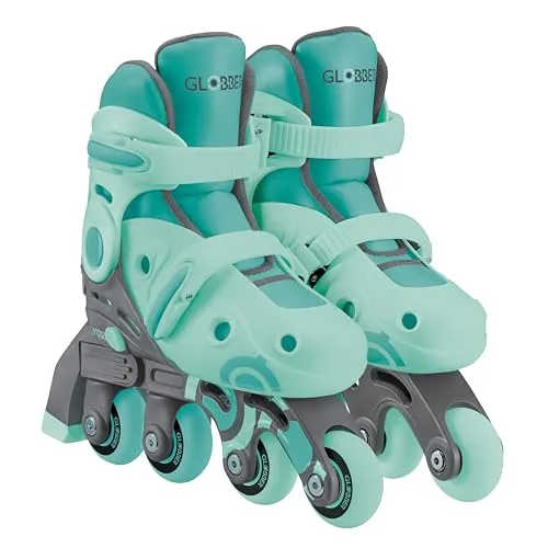 Globber Learning Skates 2in1 - Flexibel und Sicher - Roller / Kickboards, 2-in-1 Funktion für sicheres Lernen und Wachsen mit verstellbaren Größen (26-29)