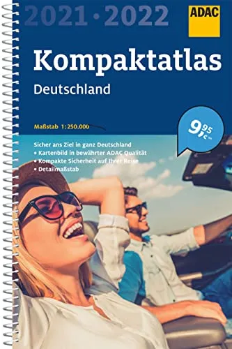 ADAC Kompaktatlas 2021/2022 Deutschland 1:250 000 (ADAC Atlas)