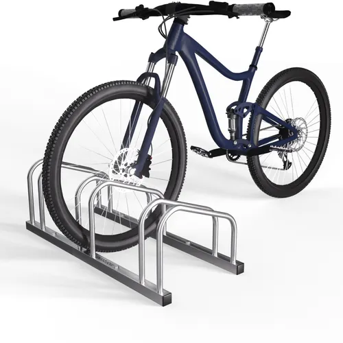 MONZANA® Fahrradständer für 3 Fahrräder - Stabiler Radständer aus rostfreiem Stahl - Sonstige Fahrradteile - Hochwertiger Fahrradständer für bis zu 3 Fahrräder mit 37 cm Radabstand, ideal für alle gängigen Reifenbreiten von 30-65 mm, einfach zu montieren und platzsparend.