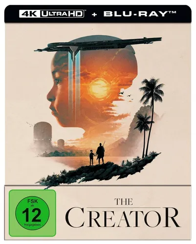 The Creator (4K Ultra HD) (+ Blu-ray) - Sci-Fi-Film über einen Special-Forces-Agenten, der eine K.I. in Kinderform jagt, die den Krieg beenden, aber die Menschheit auslöschen könnte. Visuell beeindruckendes Meisterwerk von Gareth Edwards.