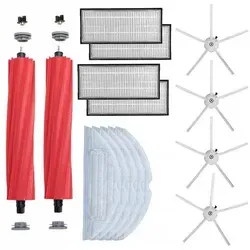 Zubehörset für Xiaomi Roborock S7 / G10 - 14 Teile - Praktisches Zubehörset für Xiaomi Roborock S7, T7S, T7 Plus und G10. Enthält 14 Teile, darunter hochwertige Bürsten und wiederverwendbare Wischtücher, um die Reinigungsleistung zu optimieren und die Lebensdauer Ihres Geräts zu verlängern.