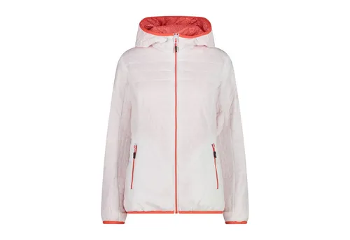 CMP Outdoorjacke Damen Reverse Jacket mit Fix Hood - Stylische Damenjacke für Outdoor-Aktivitäten, aus 100% Polyamid, pflegeleicht und ideal für Wanderungen bei jedem Wetter.