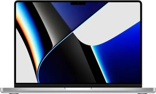 Apple MacBook Pro mit Apple M1 Max Chip (14-inch, 64GB RAM, 512GB SSD Kapazität) (QWERTY English) Silber (Generalüberholt) 2021