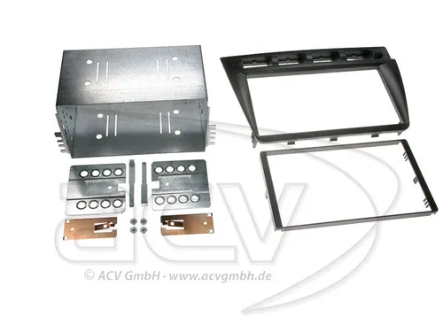 Kia Picanto 2-DIN Radioblende schwarz für einfachen Einbau - Praktische 2-DIN Doppel-DIN Blende für Kia Picanto ab 04/2004. Ideal für eine unkomplizierte Installation von Autoradios und bietet eine passgenaue Lösung.