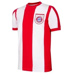 COPA Football Retro Fußballtrikot Herren - FC Bayern München 1971/72 - Rot - 100% Baumwolle - Größe S - Feiere die legendäre Ära des FC Bayern München mit diesem Retro-Trikot aus 100% Baumwolle. Ideal für Fans, die die Geschichte des Fußballs lieben und den Stil der 70er Jahre schätzen.