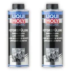 LIQUI MOLY 2427 Additiv Pro-Line Motorspülung 1000ml - Effektives Motoröladditiv zur Reinigung und Pflege des Motors. 1000ml in praktischer Dose für optimale Leistung und Langlebigkeit.