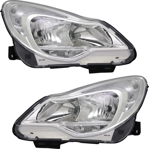TYC Scheinwerfer Set für Opel Corsa D (2011) mit LWR Stellmotor - Hochwertiges 2-teiliges Scheinwerfer Set für Opel Corsa D (Bj. 2011-2014). Inklusive Stellmotoren für die Leuchtweitenregulierung. Einfache Montage, ideal für eine optimale Sicht und Sicherheit im Straßenverkehr.