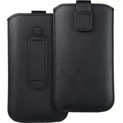 Deko Universal Handyhülle - passend für Nokia C5/E51/E52/515/Samsung S5610 schwarz - Schwarz