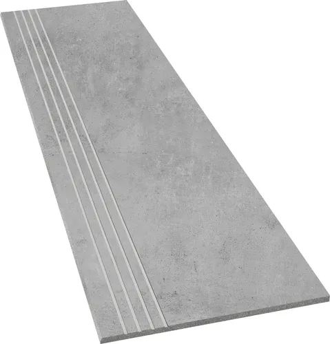 Treppenfliese Hometec Beton 30 x 120 cm grau - Boden- & Wandfliesen, strapazierfähige und rutschfeste Oberfläche für sichere Treppen und stilvolle Gestaltung.