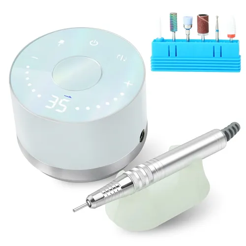 JCMASTER UltraTouch Nagelfräser 35000 U/min für Gelnägel & Acrylnägel - Hochleistungs-Nagelfräser mit 35000 U/min. Ideal für präzise Maniküre und Pediküre. Ergonomisches Design für eine einfache Handhabung.