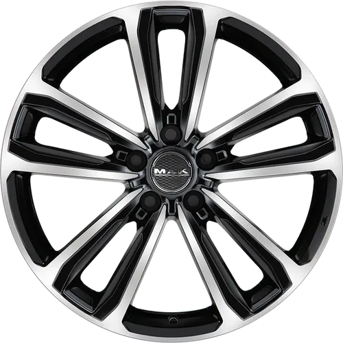 Alufelge Mak Magma 6.5X16 5X105 Et 39 Black Mirror - Alufelgen mit stilvollem Black Mirror Finish, ideal für eine sportliche und elegante Fahrzeugoptik.