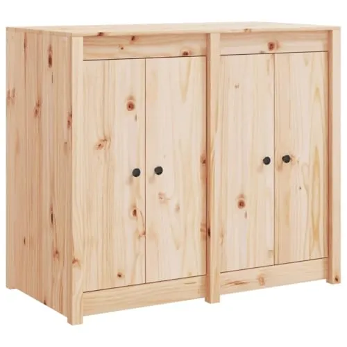 vidaXL Outdoor-Küchenschrank aus massivem Kiefernholz - Buffets aus robustem Kiefernholz mit viel Stauraum für Ihre Outdoor-Küche. Praktische Türen schützen vor Staub und sorgen für Ordnung.