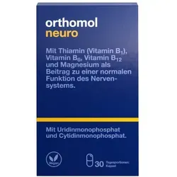 ORTHOMOL neuro Kapseln 30 St - Praktische Kapseln zur Unterstützung der allgemeinen Vitalität, ideal für den täglichen Einsatz. In der praktischen 30er-Packung.