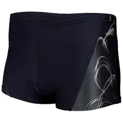 Aquarti Badehose Aquarti Herren Kurze Badehose mit Streifen schwarz XXL