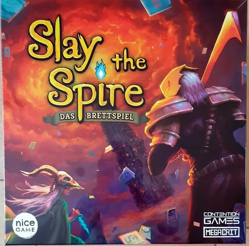 Slay the Spire: Das Brettspiel - Deutsche Version - Gesellschaftsspiel für 1+ Spieler, kombiniert Strategie und Abenteuer in einer fesselnden Fantasy-Welt, ideal für Fans von Deckbau und Dungeon-Crawlern.