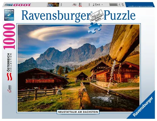 Ravensburger Puzzle Österreich Collection Neustattalm am Dachstein 17173, 1000 Puzzleteile