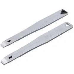 TOPEAK Reifenheber Set SuperSteel Tire Lever - Robustes Reifenheber Set aus geschmiedetem Stahl für den einfachen Reifenwechsel. Ideal für dicke Downhill- und Freestyle-Mäntel. Kompakt und zuverlässig für unterwegs.