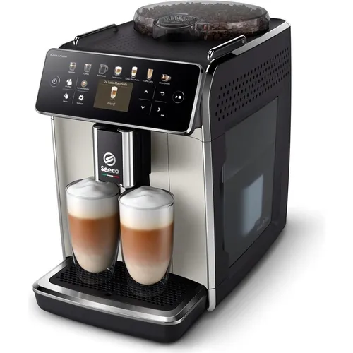 Saeco GranAroma Kaffeevollautomat 1500 W - Kaffeevollautomat mit 15 bar Druck, 1,8L Wassertank und 300 g Bohnenbehälter für perfekten Kaffeegenuss zu Hause.
