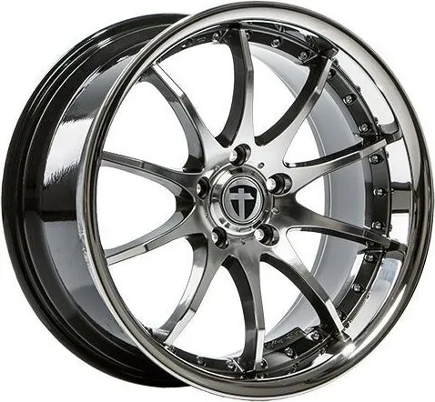 Tomason TN8 8,5X19 Felgen - Hochwertige 19 Zoll Alu-Felgen mit Hyperblack diamant poliertem Finish, ideal für sportliche Fahrzeuge und eine maximale Traglast von 720 kg.