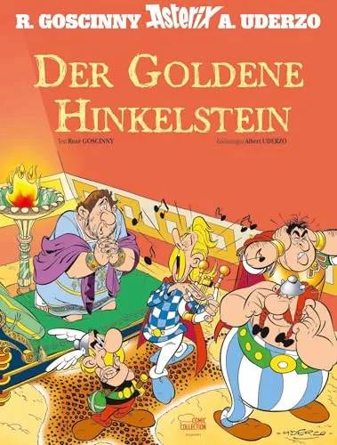 Asterix - Der Goldene Hinkelstein (Asterix HC) - Manga über Asterix und Obelix, voller Humor und Abenteuer, ideal für Comic-Liebhaber und Fans der gallischen Geschichten.