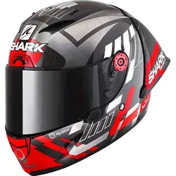 Shark Motorradhelm Race-R Pro GP 06 Replica Zarco - Motorradhelm für Rennsport, mit aerodynamischem Design und Hochleistungsspoiler für optimale Sicherheit und Geschwindigkeit. Ideal für Wettkämpfe und hohe Geschwindigkeiten.