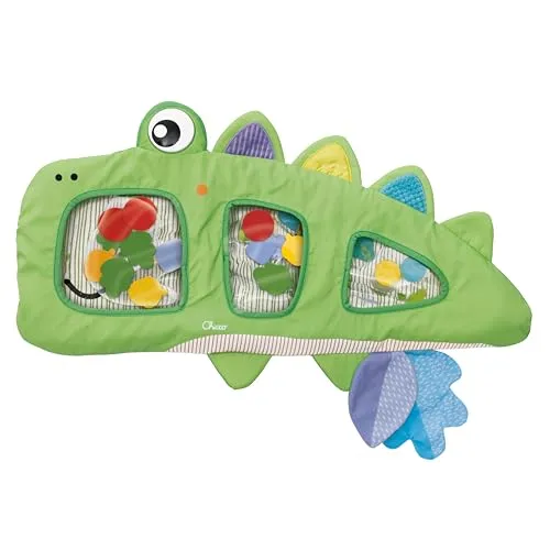Coccodrillo - Tappetino Ad Acqua Sensoriale Chicco® - Sensationeller Wasser-Spielteppich für Babys, fördert die Sinne und sorgt für interaktiven Spielspaß.