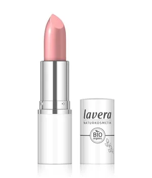 lavera Cream Glow Lipstick Nr. 03 - Peony - Intensiv farbiger Lippenstift mit seidig-glänzendem Finish. Die cremige Textur sorgt für hohen Tragekomfort und bis zu 6 Stunden Halt. Mit pflegenden Inhaltsstoffen für geschützte Lippen. Zertifizierte Naturkosmetik aus Deutschland.