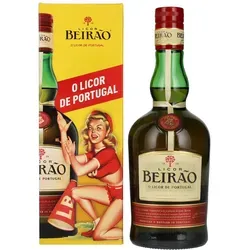 Beirão Licor 22% Vol. 0,7l Geschenkbox - Traditioneller portugiesischer Kräuterlikör mit 22% Vol., aromatisch und vielseitig für Cocktails oder pur. Ideal als Geschenk!
