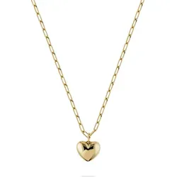 CHRIST Goldkette Damen-Kette 585er Gelbgold - Ketten ohne Anhänger, aus hochwertigem 585er Gelbgold, modern und mit Herz-Applikation, ideal für besondere Anlässe oder als Geschenk.