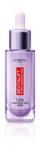 L´Oréal Paris Revitalift Filler - Faltenfüllendes Hyaluron-Serum - Anti-Aging-Creme mit 1,5% Hyaluronsäure für intensive Feuchtigkeit und sichtbar glattere Haut. Reduziert Falten um bis zu 47% und sorgt für straffere, elastischere Haut.