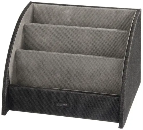 Hama Fernbedienungshalter Commander - Platz für 9 Fernbedienungen, praktischer Schreibtisch-Organizer für Stifte, Handy und Brille