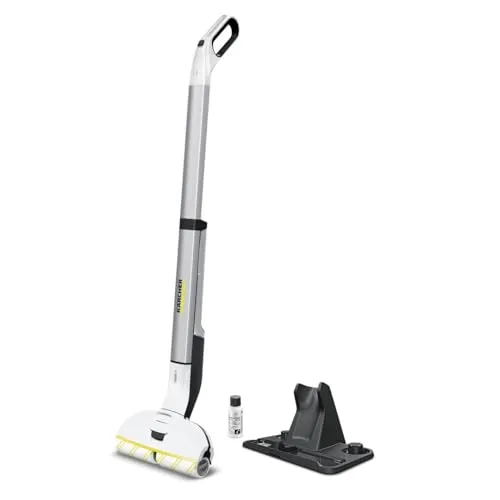 Kärcher Saugwischer EWM 2 - Kabelloser Wischmopp mit 20 Minuten Akku-Laufzeit, ideal für die gründliche Reinigung von Hartböden
