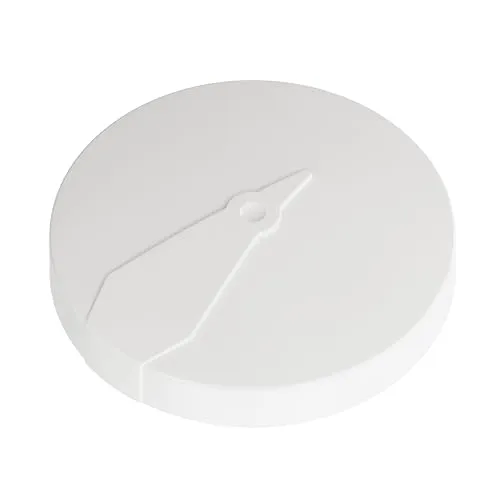 Kunststoff Badewannen Drehknopf für Visign M1/R1 für Multiplex, Rotaplex ersetzt Modellnummer 6162.02 (280 949) - Drehknauf/Rosette für die Badewanne - Bedienknopf in Rund weiß