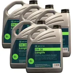 Motoröl Multipack 5x5 l 5W-30 C3 SN ECANIS Longlife vollsynthetisch - Vollsynthetisches Motoröl 5W-30 für PKW im praktischen Multipack (5x5 l). Bietet zuverlässigen Schutz und optimale Schmierung für eine lange Lebensdauer des Motors.