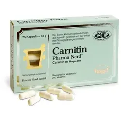 Carnitin Pharma Nord Kapseln - Arzneimittel zur Unterstützung des Stoffwechsels, ideal für aktive Lebensstile und Fitness-Enthusiasten.