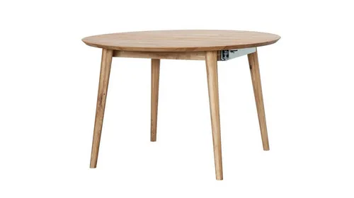 Massivart® Esstisch MATTI – Ausziehbarer Tisch aus Wildeiche, 120 cm - Genießen Sie gesellige Stunden am Esstisch MATTI – ausziehbar von 120 cm auf 165 cm. Mit natürlicher Maserung und stabilen Standbeinen aus Wildeiche ist er perfekt für jedes Zuhause.