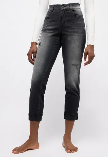 ANGELS 5-Pocket-Jeans DARLEEN CROP TU GLAM anthracite used destroyed - Stylische 5-Pocket-Jeans in anthrazit mit destroyed-Optik, perfekt für modische Outfits und hohen Tragekomfort.